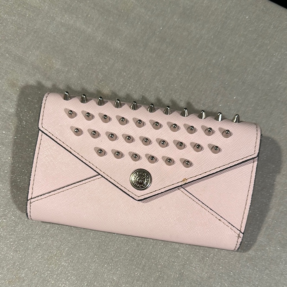 Studded Pink Women's Clutch
